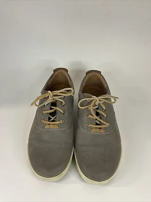 Ecco Men's Soft 7 Leather Lace Sneaker Perf Leather/Suede Shoe 43 US 9 9.5 • $35.99