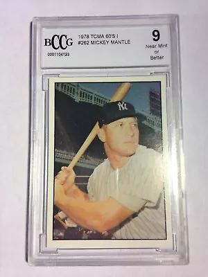 1978 TCMA 60's I BCCG 9 Mickey Mantle  #262 NY Yankees MLB HOF • $49.99