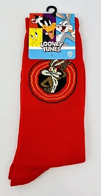 Looney Tunes - Wile E Coyote - Red Dress Sock - Adult One Size Fits Most  • £15.49
