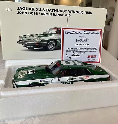 Biante 1:18 TWR Jaguar XJS #10 John Goss 1985 Bathurst Winner Model Car RARE • $765