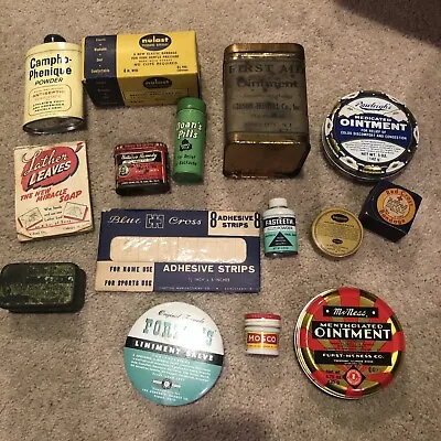 15 Assorted Vintage Medicine Cabinet Items • $25