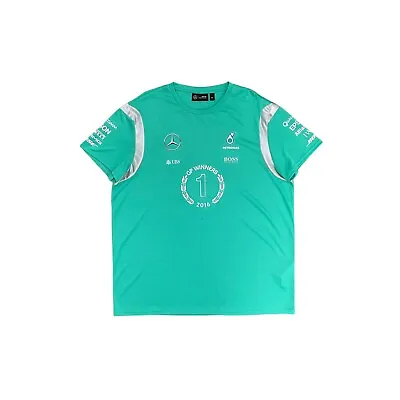 Mercedes Benz AMG Petronas F1 Racing Team 2016 Hugo Boss Jersey Shirt Size XL • $60.77