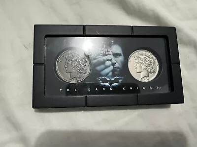 BATMAN Dark Knight 2008 TWO FACE COIN Set Movie Props Replicas Dc Universe • $40