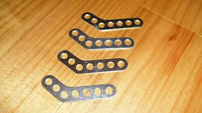 £2 • Buy Meccano 4 Narrow Obtuse Corner Connector Bracket C775 Metal Used
