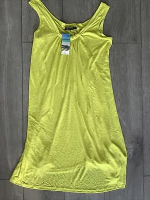 M&S Beachwear Lime Beach Dress Size 12 • £12