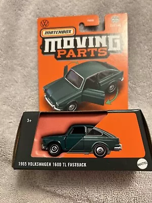 1965 Volkswagen 1600 TL Fastback * Green * 2024 Matchbox Moving Parts Case L • $4.99