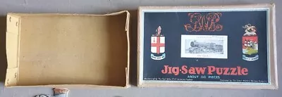 J128 Vintage Wooden Jigsaw Puzzle GWR King George V Incomplete • £15