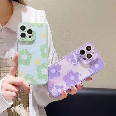 For Huawei Honor Case Cute Flower Phone Cover Back Skin Soft Fashion Hot Women • £1.19