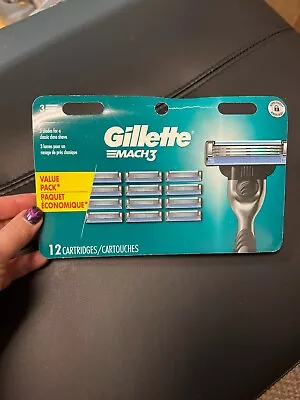 Gillette Mach3 Men’s Razor Blade Refills - 12 Count • $17.99