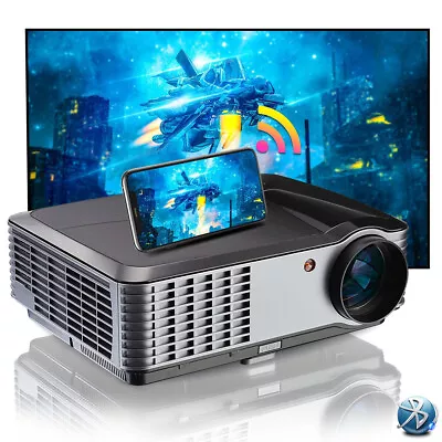 1080P FULL HD Android Projector WIFI Bluetooth Home Video Airplay Miracast HDMI • $599