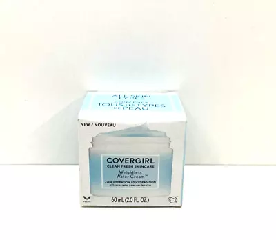 Brand NEW CoverGirl Clean Fresh Skincare Weightless Water Cream FULL SIZE 8/24 • $6.15