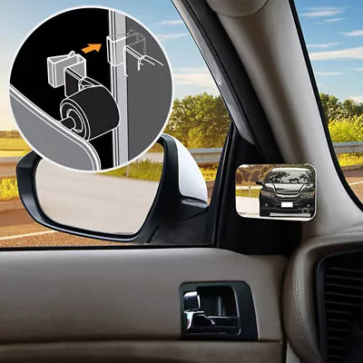 Car Rear View Convex Blind Spot Mirrow 360° Wide Angle Safety Parking Auxiliary • $16.92