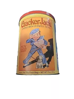 Vintage 1991 High Cracker Jack Baseball Confection Candy  Tin Can  *empty* • $14.99