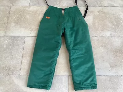 Stihl Chainsaw Trousers Class One  L-xl   Bib And Brace Chaps • £55