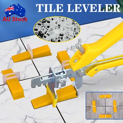 400-4000PCS Tile Leveling System Clips Plier Tiling Spacer Tool Kit Wall Floor • $12.62