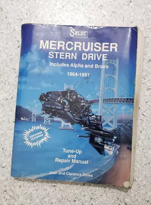 Mercruiser Stern Drive Boat Tune-Up Repair Manual Includes Alpha Bravo 1964-1992 • $17.99