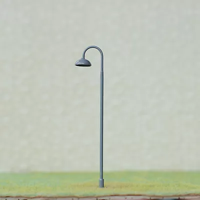 5 X O Scale LED Station Light Model Train Railroad Street Path Lamp Post #705sGR • $9.99