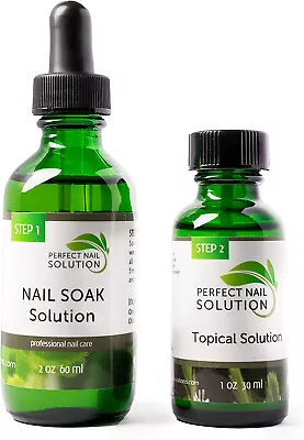 Natural Toenail Fungus 2-Step Treatment Removes Yellow From Infected Toe Nails • $19.99