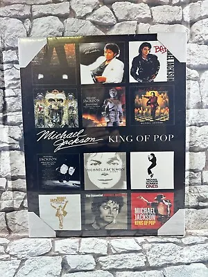 Michael Jackson Album Cover Canvas Picture On Wooden Frame Music Legend Of Pop • $17.42