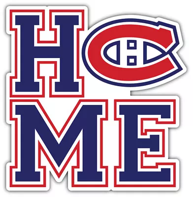 Montreal Canadiens Home NHL Sport Car Bumper Sticker Decal  SIZES  • $3.75