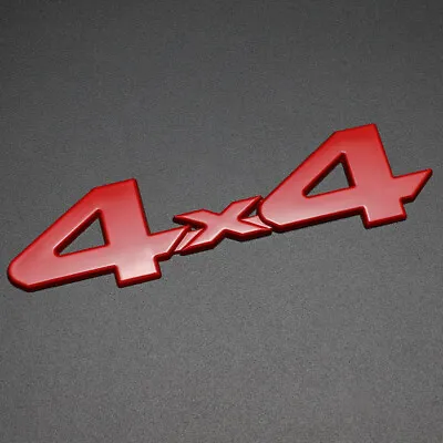 Car Rear Tailgate Metal 4x4 Logo Emblems Badge Sticker Body Trunk Bumper Decals  • $8.41