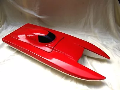 Falcon 41  Gel Coat Fiberglass / Carbon Fiber Catamaran Cat Racing Speed RC Boat • $253.50