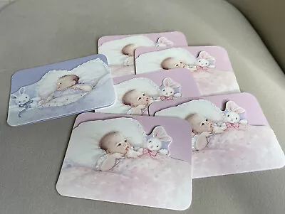 Vintage Unused Marian Heath Baby Cards Lot Of 6 Mini Baby Boy And Girl Cards USA • $14.24