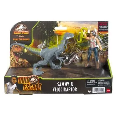 Jurassic World Camp Cretaceous Sammy & Velociraptor - NEW • $18.79