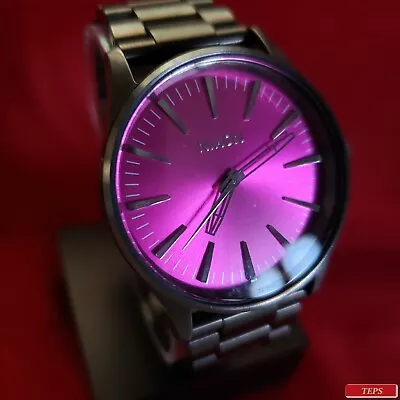 Nixon  The Sentry 38 SS  (Pink) 100M 3-Hand Japanese Movement  [15K] • $85