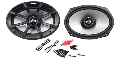 (2) Kicker 40PS694 6x9  180w Polairs/ATV/UTV/RZR Marine Motorcycle Speakers PS69 • $149.96