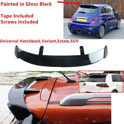 Universal Fit For Abarth 595 2009-2022 Tailgate Roof Spoiler Roofline Wing • $87.12