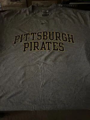 Pittsburgh Pirates NIKE XL MLB Team Logo Tee Shirt Lightly Worn • $4.44