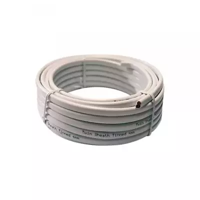 4MM MARINE TWIN CORE CABLE X 7.5 METRE ROLL 7.5M SHEATH WIRE DUAL BATTERY 12V • $19