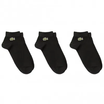 La Coste  3 Pair Pack Adults Socks  Product Code RA4183 00 Choice Of 2 Colours • £19.99