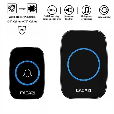 38 Music Wireless Button Doorbells For Factories Office Buildings Houses • $11.56