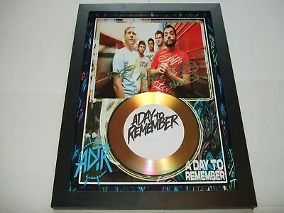A Day To Remember  Limited Edition Signed   Autograph 87 Framed A4 • $23.50