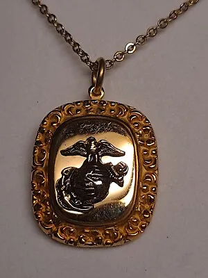 USMC US Marine Corps Necklace 18 Inches • $9.95