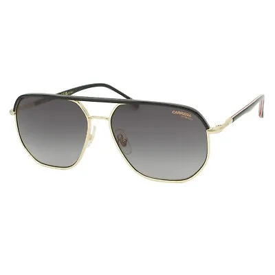 Carrera 304/S W97 Black Gold Gradient Mens Bridge Sunglasses 59-15-145 WCase • $69