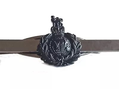 £6.99 • Buy Royal Marines Tie Clip Military Tie Slide Subdued Black Slide Bar Pin