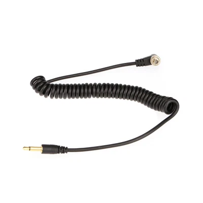£5.97 • Buy 3.5mm Flash Sync Cable Cord With Screw Lock To Male Flash PC For Canon PIXE Y3S8