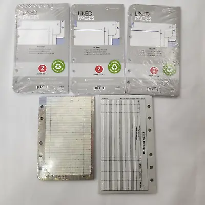 NEW Pocket Franklin Covey Lined Pages 250 Sheets Paper Cut Check Register Refill • $39.99