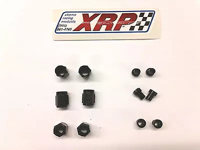 XRP 981804 & 981904 BLACK(6ea)-¼  Brakeline -4AN Tube Nut W/ Sleeves-Nitrous • $20.99