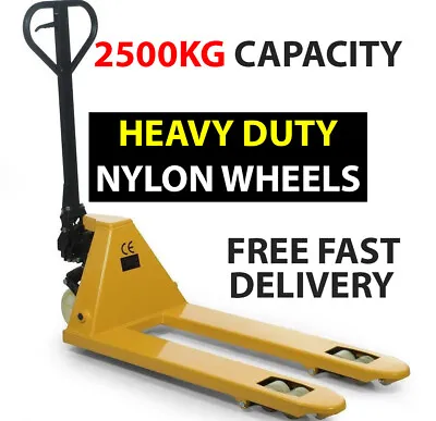 NEW 2500kg Euro NYLON Pallet Truck 540x1150 Forks Hand Pump /Fully Assembled • £335