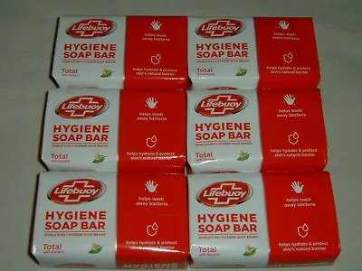 £7.99 • Buy Lifebuoy Total Hygiene Soap Bar 90g X 6 Bars