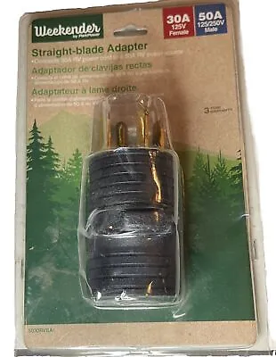 New Sealed Weekender #5030RVSA 50 Amp Male - 30 Amp Female Adapter One Piece • $19.99