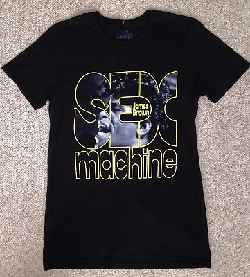 JAMES BROWN SEX MACHINE T-SHIRT Replica Vtg Black/Yellow Retro 70s Funk ADULT SM • $16.99