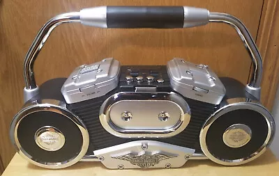 Harley Davidson Motorcycle Nashville AMFM Portable Stereo Radio Cassette Boombox • $99.99