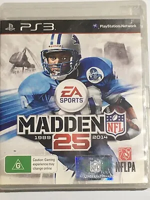 Madden NFL 25 1989-2014 And Madden 17 For Sony PlayStation 3 PS3 Games • $50