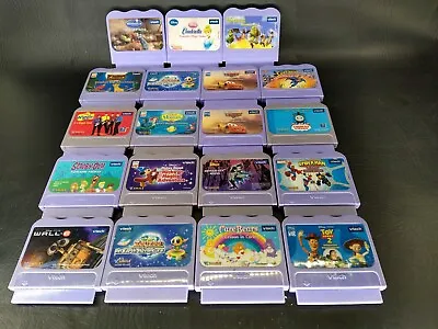 $25 • Buy Lot Of 19 VTech VSmile Learning System Video Games Toy Story  Spiderman