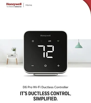 $13.79 • Buy Honeywell Home D6 Pro Wi-Fi Ductless Controller - NEW NIB